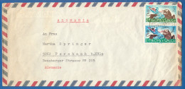Spanien; Correo Aereo; 1965; Cover / Letter Huelva To Germany - Brieven En Documenten