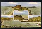 Multiview Postcard Rhossil Gower Peninsula Glamorgan Wales -ref 455 - Glamorgan