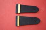 MILITARIA 2 EPAULETTES DE GRADE GALON  MILITAIRE ARMEE  FRANCAISE     A IDENTIFIER MERCI ? - Equipo