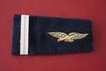 MILITARIA 1 EPAULETTE DE GRADE  ADJUDANT CHEF GALON MILITAIRE ARMEE DE L'AIR  FRANCAISE     A IDENTIFIER MERCI ? - Equipo