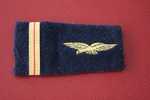 ARMEE DE L'AIR  FRANCAISE  MILITARIA 1 EPAULETTE DE GRADE ADJUDANT CHEF GALON  MILITAIRE - Equipo