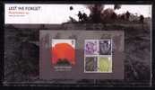 GB 2007 LEST WE FORGET STAMPS M/S PRESENTATION PACK PK No 405 - Presentation Packs