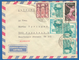 Spanien; Correo Aereo; 1966; Cover / Letter Huelva To Germany - Cartas & Documentos