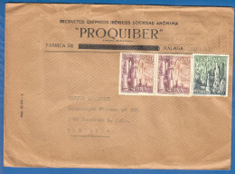 Spanien; Ca 1966; Cover / Letter To Germany; Fabrica Proquiber Malaga - Storia Postale