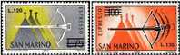 SAN MARINO - SAINT MARIN - 1965 - ESPRESSI -  2 Valori ** - Express Letter Stamps