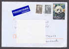 France PRIORITAIRE Label Dax 2009 Cover BRØNDBY STRAND Denmark Marianne & Panda Issues - Briefe U. Dokumente