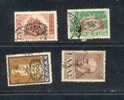 GRECE ° 1946 N° 525 524 529 535 YT - Used Stamps