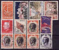 MONACO - 12 Timbres Obli - Usati