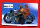 Japan Japon Japanese Telefonkarte Phonecard - Motorbike  Motorrad  Motorcycle  Toys Club - Motos