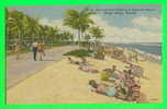 MIAMI BEACH, FL. - SUN AND SURF BATHING AT HAULOVER BEACH - ANIMATED - - Miami Beach