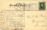 1358. Postal RIVERSIDE. California 1907. Fancy Flag - Lettres & Documents