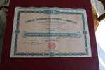 1928  SCRIPOPHILIE TITRE OU ACTION  SOCIETE CENTRALE DES BANQUES  DE PROVINCE 125 F AU PORTEUR - Bank & Versicherung