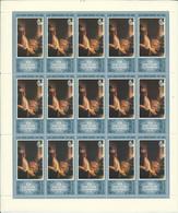 FC4736+37 - URSS 1980 - LES 2 Fantastiques FEUILLES  Entières Neuves**  15 TIMBRES  N° 4736 + 4737 (YT) - ART : PEINTURE - Full Sheets