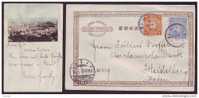 1901 - Kobe To Heidelberg, Old Japan Card - Usados