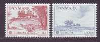 1977 - Denmark, EUROPA CEPT, MNH, Mi. No. 639, 640 - Nuevos