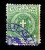 1936 - MARCA DA BOLLO CONSOLARE - Lire 0.10 (oro) - Fiscales