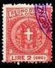 1936 - MARCA DA BOLLO CONSOLARE - Lire 2 (oro) - Revenue Stamps