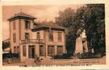 82 - CPA Verdun-sur-Garonne - La Poste Et Le Monument Aux Morts - Verdun Sur Garonne