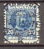 Denmark 1911 Mi. 55a 20 Ø Ultramarin King König Frederik VIII Deluxe Cancel KJØBENHAVN 16.7.1912 !! - Used Stamps