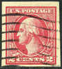 US #533 XF Used 2c Imperf Washington Type V Of 1920 - Usados