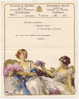 Télégramme Royaume De Belgique Déposé à  Antwerpen - 28.07.1934 - Reproduction "femmes A/fleurs" - Otros & Sin Clasificación