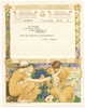 Télégramme Royaume De Belgique Déposé à Borsbeek - 28.07.1934 - Reproduction "femmes A/fleurs" - Other & Unclassified