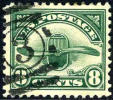 US C4 Used 8c Airmail Of 1923 - 1a. 1918-1940 Gebraucht