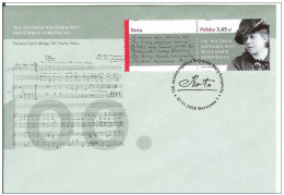 Poland Polska 2008 FDC Poet Novelist Writer Maria Konopnicka - FDC