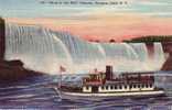 Niagara Falls - Chutes Vues Du Côté Américain - Bateau Vapeur - Steamer - Non Circulée Unused - Chutes Du Niagara