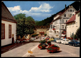 ÄLTERE POSTKARTE BAD TEINACH Schild Zavelstein Auto Autos Old Cars Car Voitures Ford Fiat Volkswagen Opel Kapitän AK Cpa - Bad Teinach