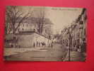 Animation Dans La Grande Rue & école De Filles à Belley . Ain . Cachet Arrivée Chatillon St Jean - 1913 - Belley