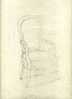 - FAUTEUIL . BROC A EAU . DESSIN RECTO-VERSO SIGNE ET DATE 1905 - Drawings