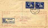 2202. Carta Certificada PRETORIA (south Africa) 1948 - Brieven En Documenten