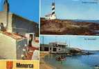 Postal MAHIN (Menorca) 1978. Na Macaret Y Faro Favaritx (Baleares) - Menorca