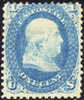 US #63 Mint Hinged 1c Franklin From 1861 - Nuevos