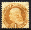 US #112 Mint Hinged 1c Franklin Pictorial From 1869 - Unused Stamps