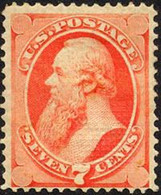 US #138 Mint Hinged 7c Stanton From 1871 - Neufs