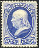 US #145 Mint No Gum 1c Franklin From 1870 - Unused Stamps