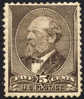 US #205 Mint Hinged 5c Grant From 1892 - Ungebraucht