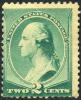 US #213 Mint Hinged 2c Washington From 1887 - Unused Stamps