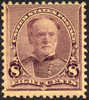 US #225 Mint Hinged 8c Sherman From 1893 - Ongebruikt