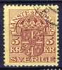 #Sweden 1911. Michel 29. Cancelled (o) - Oficiales