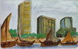 # UAE A5 Painting Comp 97/98 No5 30 Sc7 01.98 Tres Bon Etat - United Arab Emirates