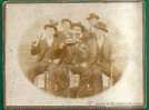 DRINKS - OLD PHOTOGRAPH C/1900´s  - 12 X 9 Cm - DRUNK PEOPLE Drinking - Thick And Hard Bound - Objets