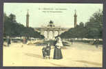 Belgium 58 - Bruxelles - Les Colonnes Parc Du Cinquantenaire Vieille Carte Postale Colorée (Animée) - Bossen, Parken, Tuinen