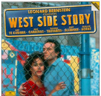 * 2LP *  WEST SIDE STORY - BERNSTEIN, HORNE, TE KANAWA, CARRERAS A.o. (Germany 1985 Ex!!!) - Musicales