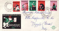 1967 Olanda - FDC Personaggi E Giochi Dell´infanzia - Märchen, Sagen & Legenden