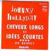 JOHNNY  HALLYDAY     CHEVEUX  LONGS ET IDEES COURTES   CD 2  TITRES - Autres - Musique Française