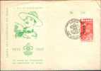 Brasil Scouts 50 Years Jubilee FDC 1960 Rio De Janiero Nr.136. - Pfadfinder-Bewegung