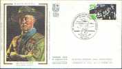 France Scouts General Baden-Powell 75 Anniversary FDC 1982. - Pfadfinder-Bewegung